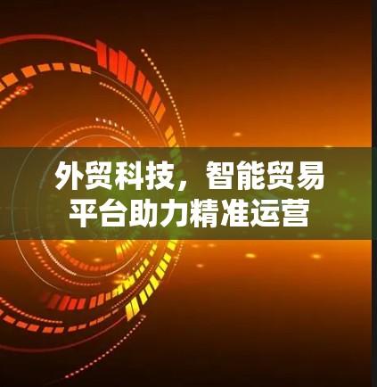 外贸科技，智能贸易平台助力精准运营