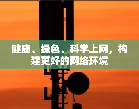 健康、绿色、科学上网，构建更好的网络环境