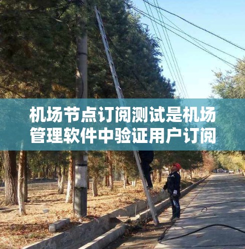 机场节点订阅测试是机场管理软件中验证用户订阅该节点是否成功的流程。以下是详细的步骤指南，帮助您顺利完成测试