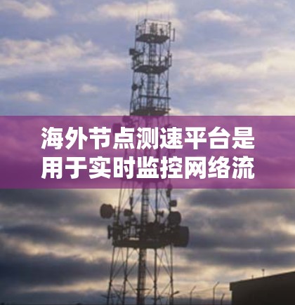 海外节点测速平台是用于实时监控网络流量和数据传输的工具，主要针对外部或国际地区的网络环境。以下是关于海外节点测速平台的详细总结