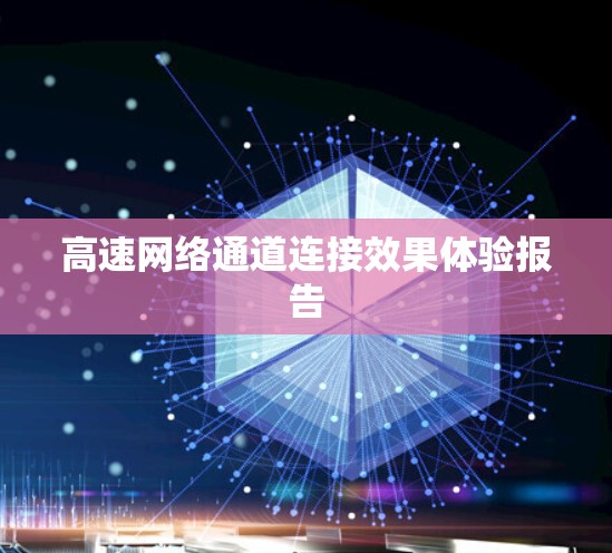 高速网络通道连接效果体验报告