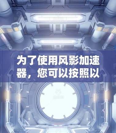 为了使用风影加速器，您可以按照以下步骤进行