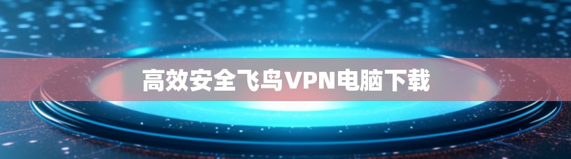 高效安全飞鸟VPN电脑下载