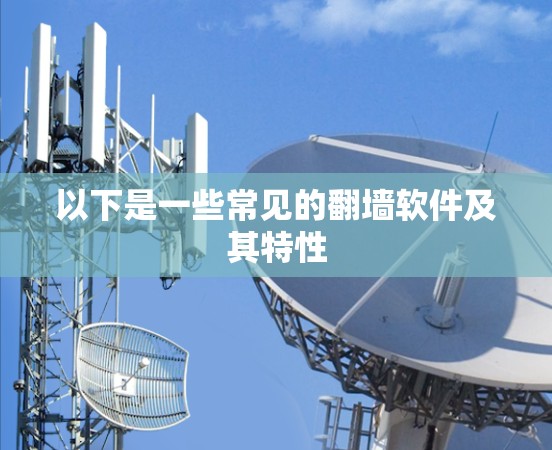 以下是一些常见的翻墙软件及其特性