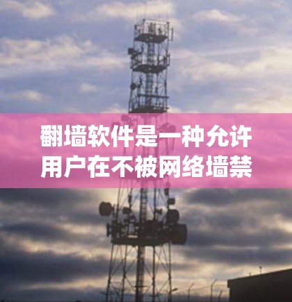 翻墙软件是一种允许用户在不被网络墙禁的情况下访问互联网的工具。这些软件通常通过伪装服务器（Netmask、OpenDNS等）来实现对网络的控制。以下是一些常见的翻墙软件评测和使用建议