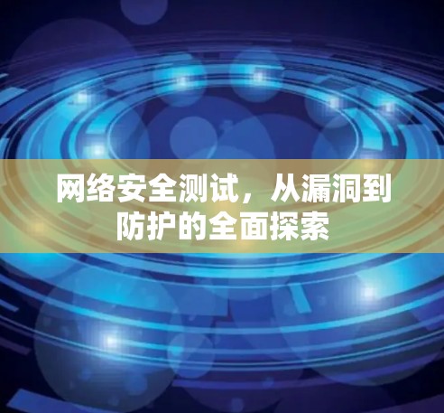 网络安全测试，从漏洞到防护的全面探索