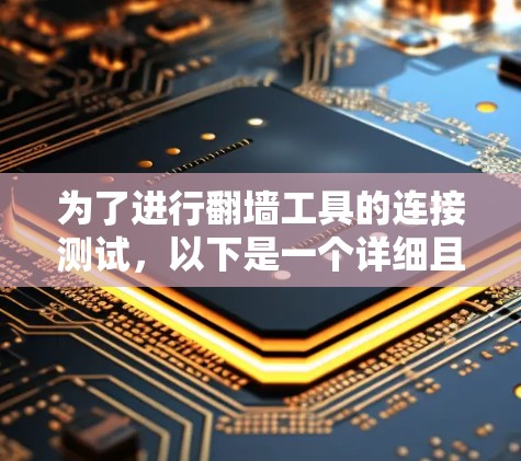 为了进行翻墙工具的连接测试，以下是一个详细且有条理的步骤指南