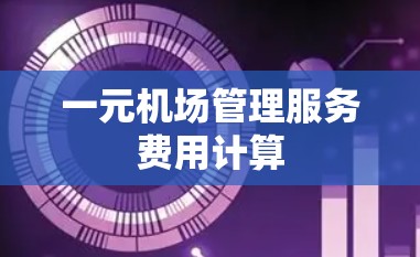 一元机场管理服务费用计算