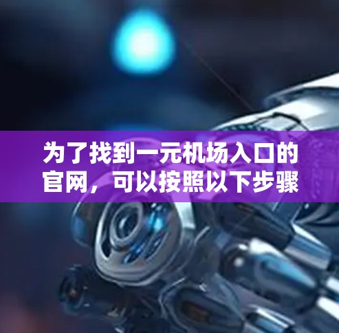 为了找到一元机场入口的官网，可以按照以下步骤进行