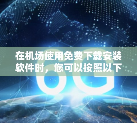 在机场使用免费下载安装软件时，您可以按照以下步骤进行操作